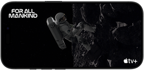 The Red Moon: Episode 1 scene from the AppleTV+ series For All Mankind displayed on the iPhone 16 Pro